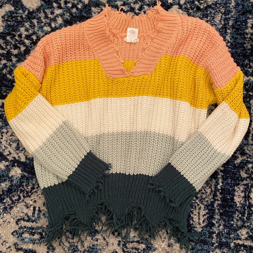 Multi color sweater